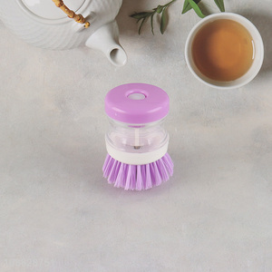 Hot items liquid soap dispenser pot dish cleaning brush