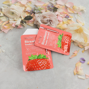 Hot selling daily use strawberry tender skin mask