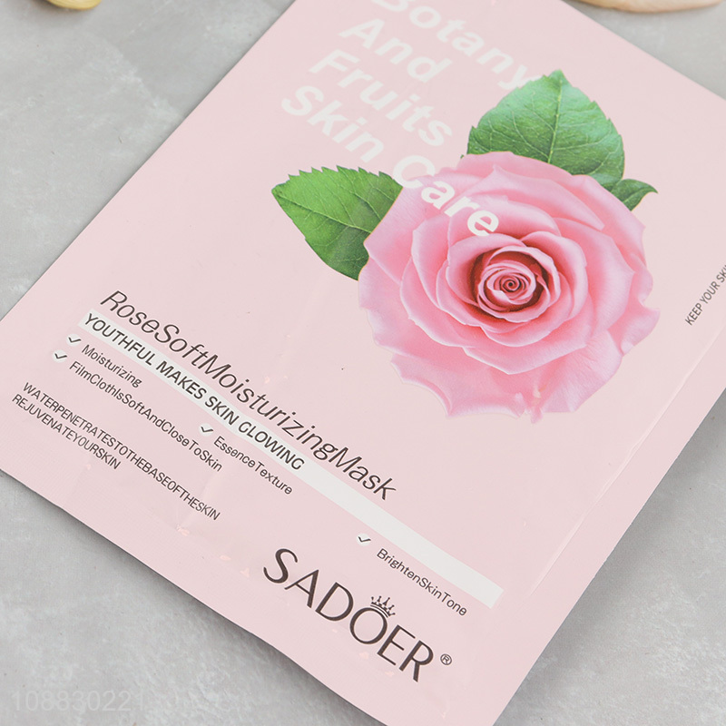 China products rose soft moisturizing face mask