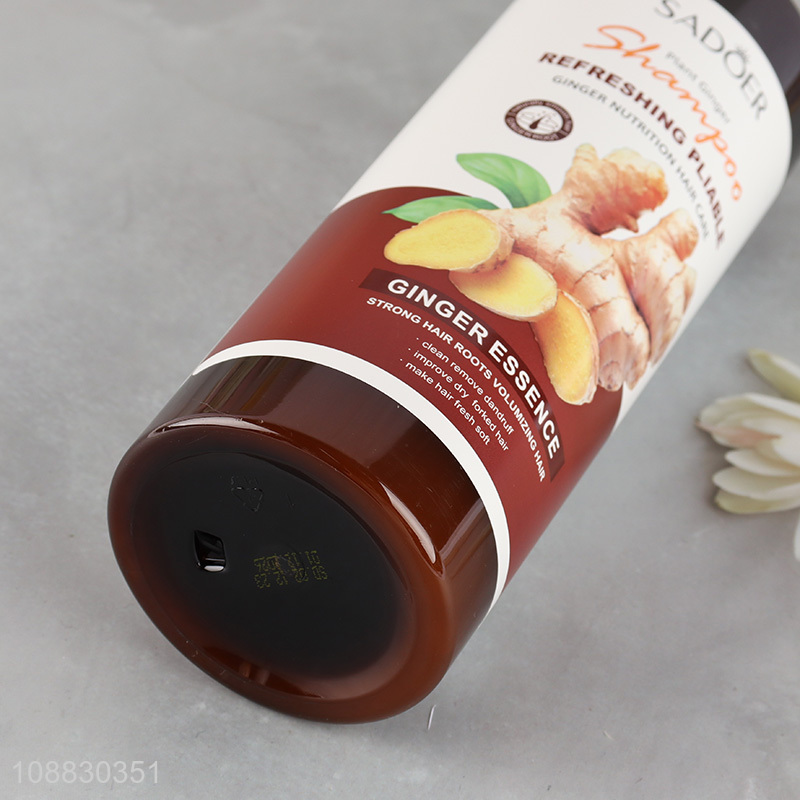 Yiwu market refreshing pliable ginger essence shampoo