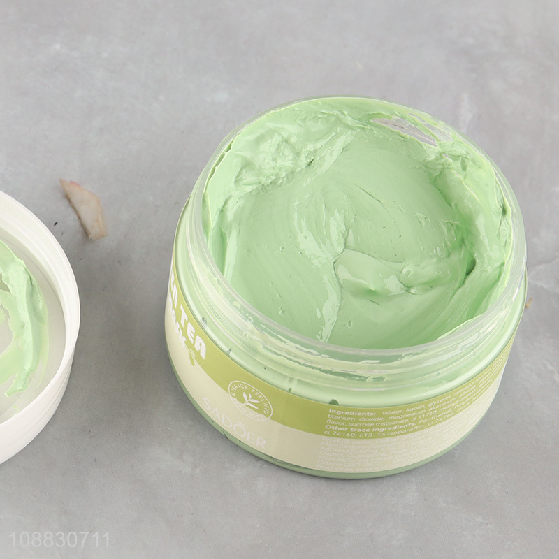Hot items face care green tea mud mask for sale