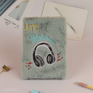 Online wholesale plush <em>notebook</em> lined diary journal for student