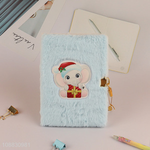 Good quality cute plush notebook lined journal for kids writing