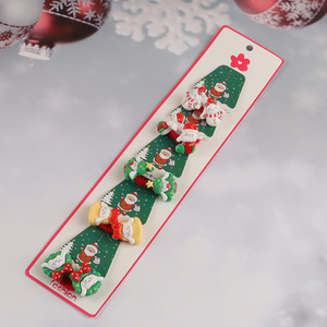 Wholesale 5pcs cute elastic <em>Christmas</em> hair ties for women girls