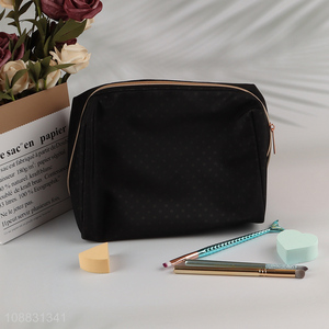 High quality portable travel zippered makeup bag toiletry bag