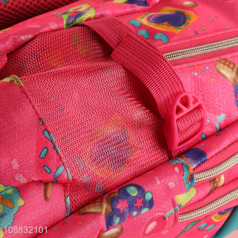 China wholesale kids students polyester school bag school backpack