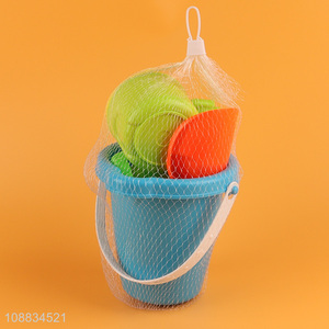 New product plastic sand <em>toy</em> set with beach bucket sand shovel