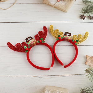 China supplier hair accessories elk christmas hair hoop