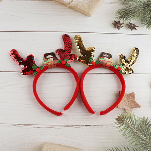 Best price christmas party supplies christmas hair hoop for sale