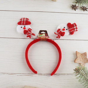 New product snowman shaped christmas hair hoop hair accessories