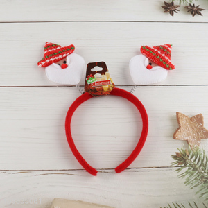 Yiwu factory party supplies christmas santa claus hair hoop