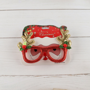 Good sale elk cute christmas party supplies glasses wholesale