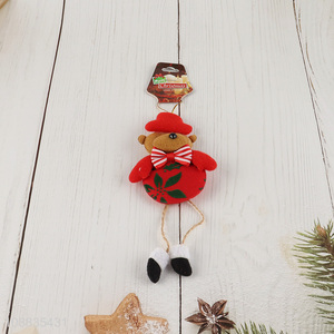 Hot selling bear shaped christmas hanging ornaments wholesale
