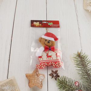 Online wholesale bear shaped christmas hanging ornaments for decoration