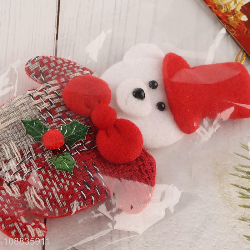 Low price bear shaped christmas hanging ornaments for christmas tree