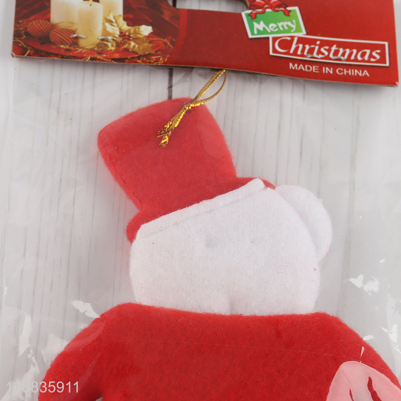 Low price bear shaped christmas hanging ornaments for christmas tree