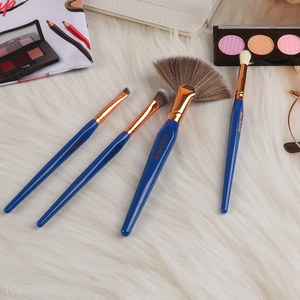 Wholesale 4pcs nylon bristle <em>makeup</em> <em>brushes</em> for face eye <em>makeup</em>