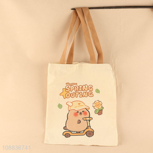 Low price cartoon polyester <em>shopping</em> <em>bag</em> tote <em>bag</em> for sale