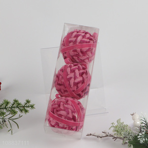 High quality 3pcs <em>Christmas</em> <em>balls</em> ornaments for <em>Christmas</em> tree decor