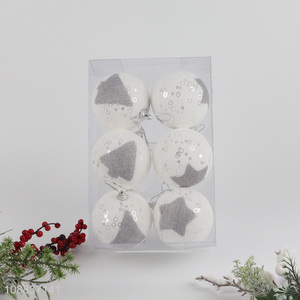 Good quality 6pcs <em>Christmas</em> <em>balls</em> set <em>Christmas</em> hanging decoration