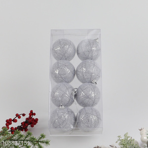 Factory price 8pcs <em>Christmas</em> <em>balls</em> ornaments for <em>Christmas</em> tree decor
