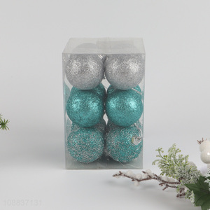 Hot selling 12pcs <em>Christmas</em> <em>balls</em> <em>Christmas</em> tree hanging ornaments