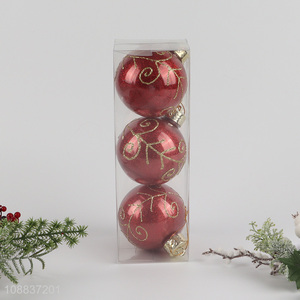 Hot selling 3pcs <em>Christmas</em> <em>balls</em> <em>Christmas</em> ornaments Xmas tree decor