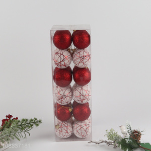 High quality 24pcs Christmas balls set Christmas hanging decoration