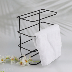 High quality free standing metal wire <em>storage</em> shelf for bathroom