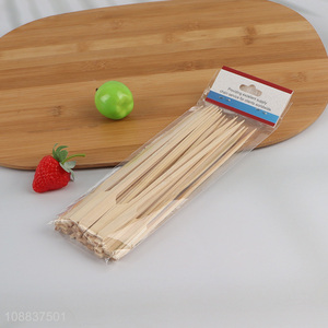 Online wholesale 30pcs natural <em>bamboo</em> skewers sticks for sausage