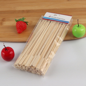 Good quality 50pcs natural <em>bamboo</em> skewers for barbecue snacks