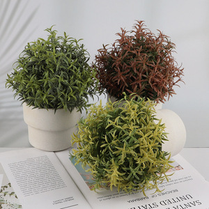 Online wholesale artificial potted plant fake greenery for indoor decor