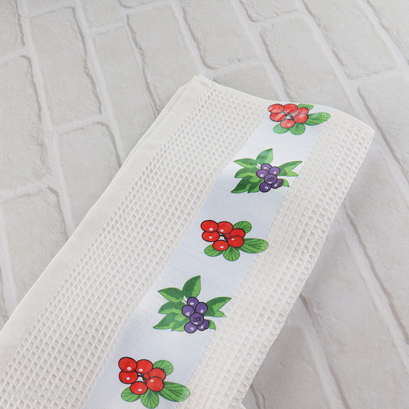 New arrival cotton printed kitchen tea towel kitchen towel