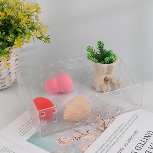 New arrival home office hollow transparent pp <em>storage</em> box