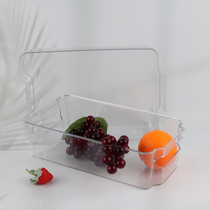 Best sale transparent household fridge organizer refrigerator <em>storage</em> box