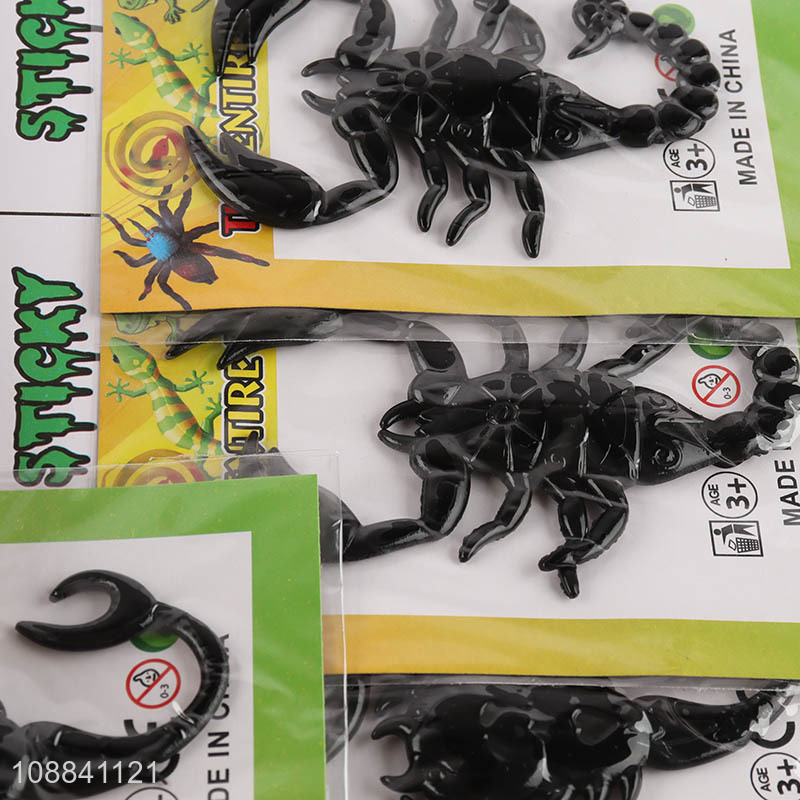 Popular Product 12 Pieces Strechy Sticky Toy Sticky Scorpions