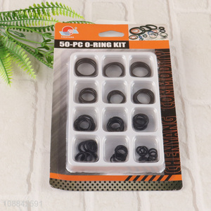 Good Quality 50Pcs O Ring Kit Rubber Oring Assortment Set