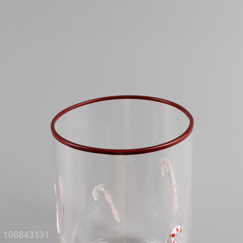 Hot products christmas party glass water cup for sale