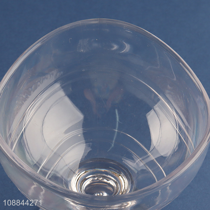 Good Quality Acrylic Dessert Cup Clear Ice Cream Bowl