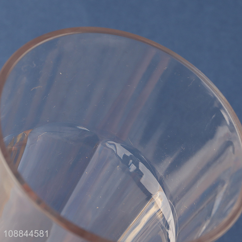 Factory Supply Clear Shatterproof Plastic Acrylic Water Cup