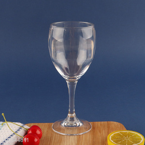 Hot Selling Acrylic Goblets Stemmed Plastic Wine Glasses