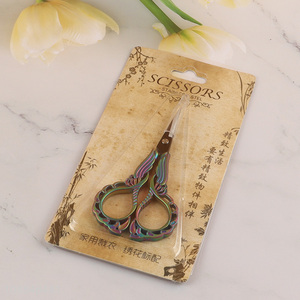 Factory price professional cross embroidery thread head scissors