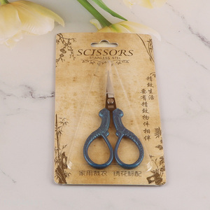 Hot selling professional orchid scissors cross embroidery thread head scissors