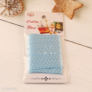 China factory blue gifts box packaging ribbon for sale