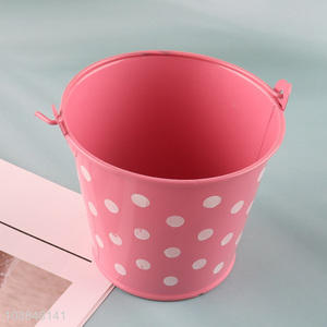 New product mini metal bucket flower planter garden supplies