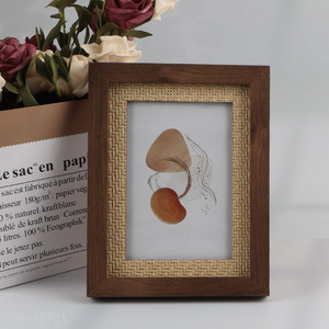 Hot items rectangle desktop decoration mdf photo picture frame