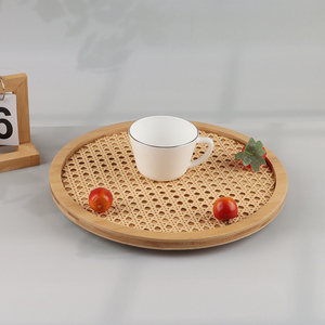 Hot products desktop decoration bamboo tea coffee serving tray