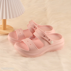 Low price pink summer breathable women sandal for sale
