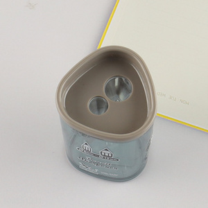 Factory supply double hole pencil sharpener for student & kids