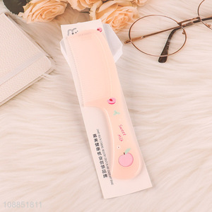 Wholesale anti-static fine tooth comb plastic hair brush for family